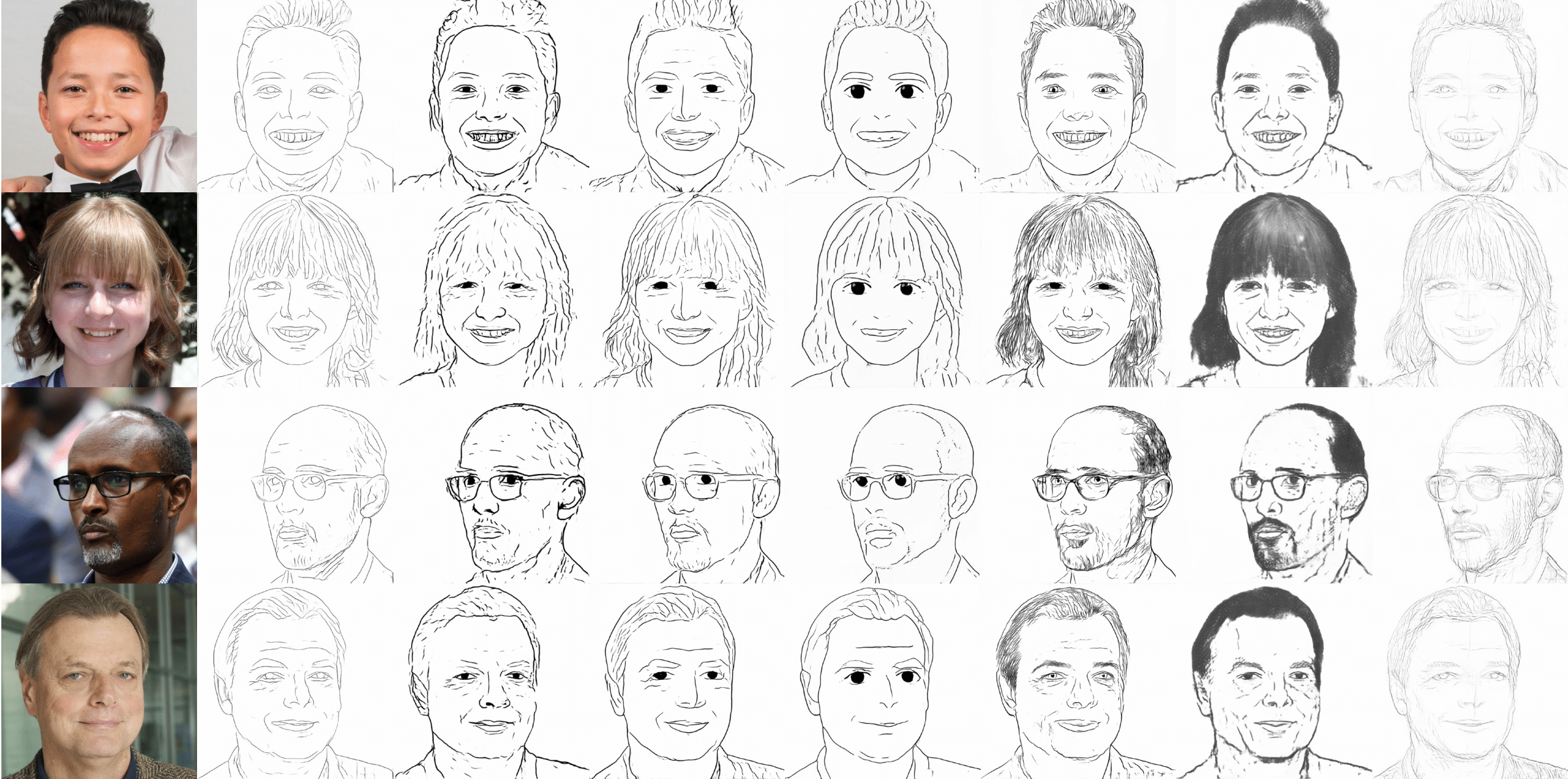Stylized Face Sketch Extraction via Generative Prior with Limited Data